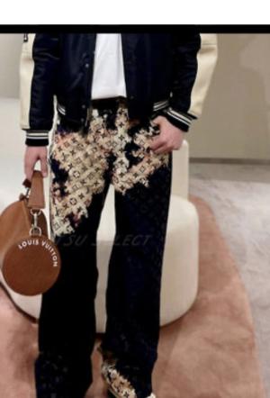Louis Vuitton | Monogram Denim Street Style Plain Logo Jeans