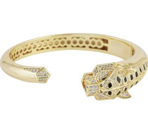 Dilan Jewels Happiness Collection Golden Color Panther Bracelet For unisex