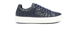 FERRAGAMO NAVY BLUE ‘Laky’ sneakers