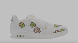 Louis Vuitton Nigo White Duck Logo Trainers