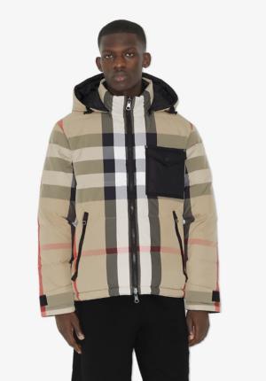 Reversible Check Puffer Jacket