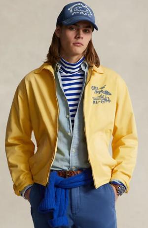 Embroidered Chino Jacket