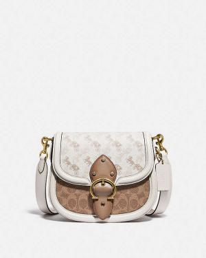COACH Beat Saddle Bag With Horse And Carriage Print