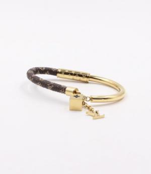 Bracelet Louis Vuitton leather half to half