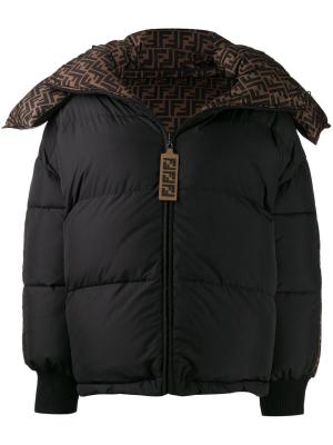 FF motif reversible padded jacket
