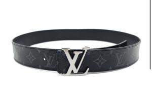 LOUIS VUITTON INITIALES  REVERSIBLE BELT MONOGRAM ECLIPSE 