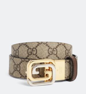 GUCCI  Squared Interlocking G Reversible Belt