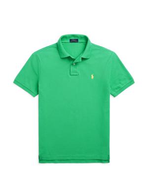 Polo Ralph Lauren Men Green Custom Fit Mesh Polo