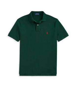 Polo Ralph Lauren Men Green Custom Fit Mesh Polo