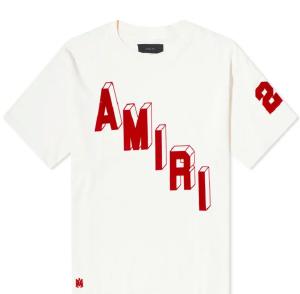 AMIRI FLOCKED HOCKEY SKATER T-SHIRT