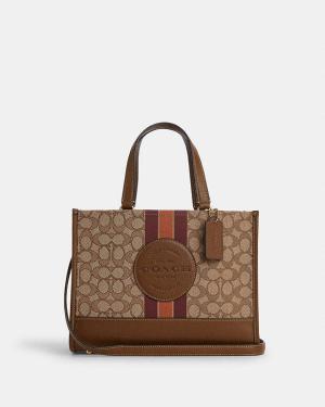 COACH Dempsey Carryall Bag In Signature Jacquard With Stripe And Coach Patch