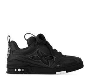 Men Latest Black Skate Sneakers