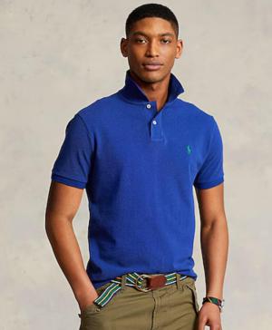Custom Fit Mesh Polo Shirt Polo Ralph Lauren