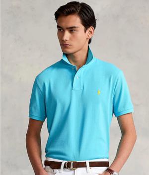Custom Fit Mesh Polo Shirt Polo Ralph Lauren