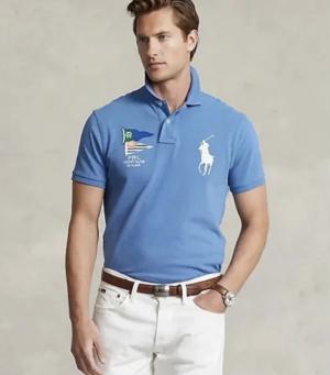 NWT Polo Ralph Lauren Men's Classic Fit PRL Yacht Club ,?& Big Pony Blue Large NWT Polo by Ralph Lauren