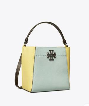 TORY BURCH Small McGraw Colourblock Bucket Bag