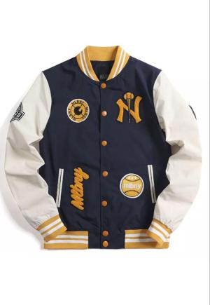 Pattern Design Breathable Baseball Jacket