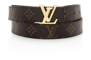Louis Vuitton Monogram Canvas Reversible Initiales Belt 