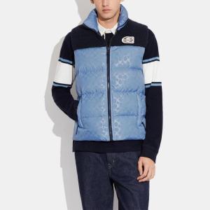 Coach Outlet Signature Colorblock Sherpa Puffer