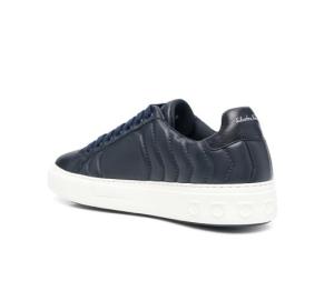 FERRAGAMO NAVY BLUE ‘Laky’ sneakers