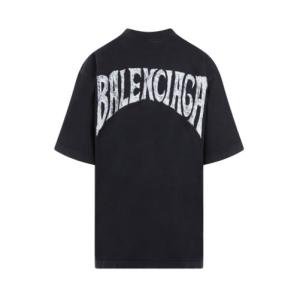 BALENCIAGA | Plain Cotton Logo T-Shirts