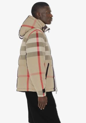 Reversible Check Puffer Jacket
