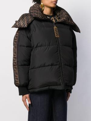 FF motif reversible padded jacket