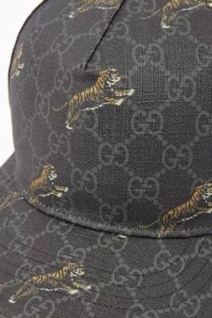 GUCCI GG Tiger Print Baseball Cap