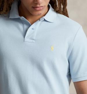Polo Ralph Lauren Men sky Custom Fit Mesh Polo