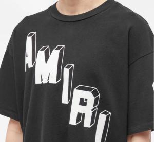 AMIRI FLOCKED HOCKEY SKATER T-SHIRT