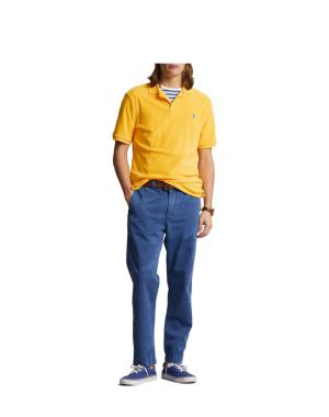 Polo Ralph Lauren Men Yellow Custom Fit Terry Polo Shirt