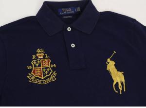Polo Ralph Lauren Big Pony Custom Slim Fit Short Sleeve Polo Shirt with
