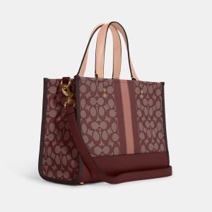 COACH Dempsey Carryall In Signature Jacquard With Stripe And Coach Patch