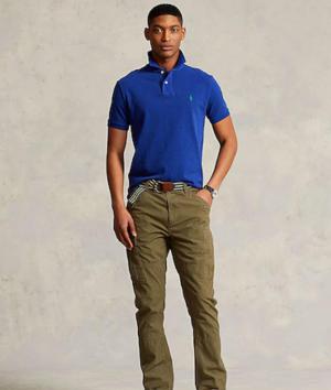 Custom Fit Mesh Polo Shirt Polo Ralph Lauren