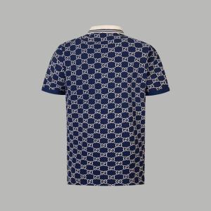  Gucci GG jacquard cotton polo shirt