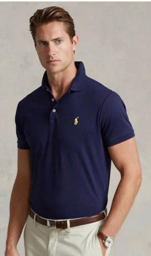 Custom Fit Mesh Polo Shirt Polo Ralph Lauren