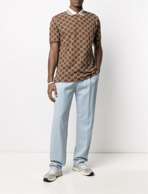 Gucci GG Supreme short-sleeve polo shirt