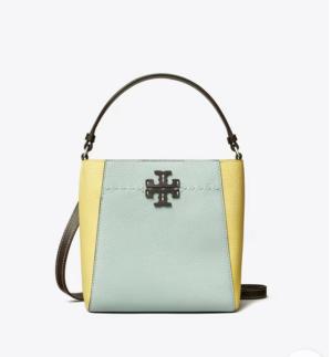 TORY BURCH Small McGraw Colourblock Bucket Bag