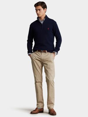 POLO RALPH LAUREN Sweater in dark blue with zip