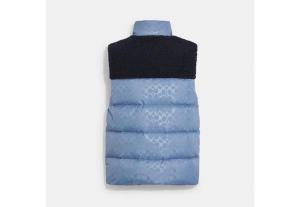 Coach Outlet Signature Colorblock Sherpa Puffer