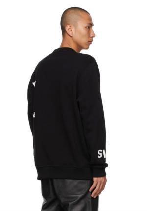 Burberry Black 'Horseferry' Sweatshirt