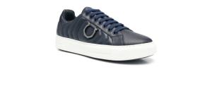 FERRAGAMO NAVY BLUE ‘Laky’ sneakers