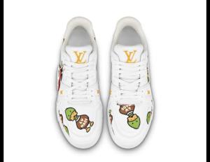 Louis Vuitton Nigo White Duck Logo Trainers