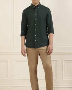 HACKETT LONDON Full-Sleeve Button-Down Collar Shirt
