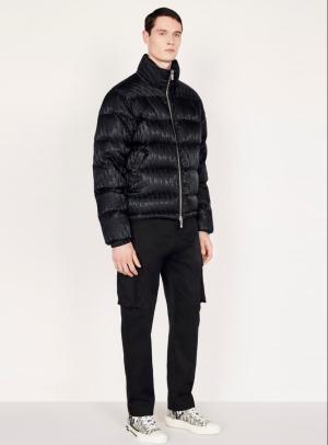 Dior Oblique Down Jacket Black Technical Jacquard Reference: 943C449A4462_C989