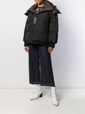 FF motif reversible padded jacket
