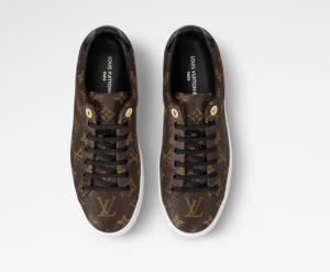 Louis Vuitton Brown/Black Monogram Canvas and Leather Low Top Sneakers 