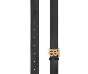 Burberry check belt