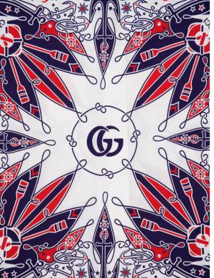 Double G Bandana Print cotton shirt 