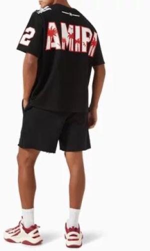 AMIRI Oversized 22 Football T-shirt in Cotton